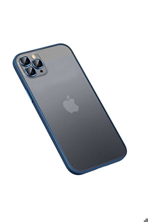 Apple iPhone 13 Pro Uyumlu Kılıf Zore Retro Kapak Lacivert