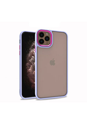 Apple iPhone SE 2022 Uyumlu Kılıf Zore Flora Kapak Lila