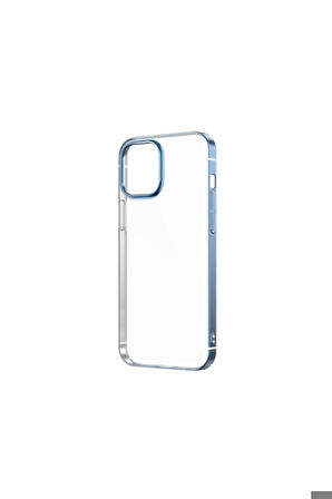 Apple iPhone 13 Pro Max Uyumlu Kılıf Zore Sun Kapak Mavi Açık