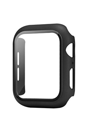 Apple Watch 40mm Uyumlu Zore Watch Gard 07 Sert PC Koruyucu Siyah