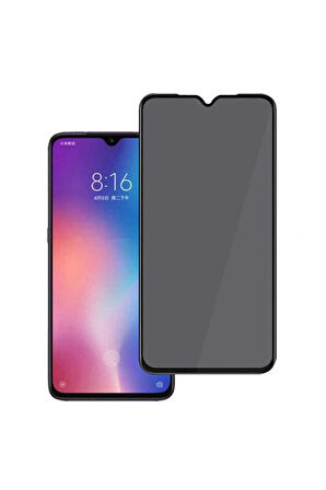 Xiaomi Redmi 8 Uyumlu Davin 5D Privacy Cam Ekran Koruyucu
