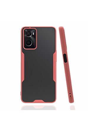Oppo A36 Uyumlu Kılıf Zore Parfe Kapak Pembe