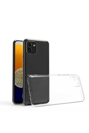 Samsung Galaxy A03 Uyumlu Kılıf Zore Süper Silikon Kapak