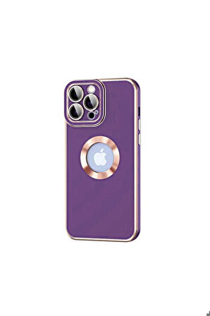 Apple iPhone 13 Pro Max Uyumlu Kılıf Zore Kongo Kapak Koyu Mor