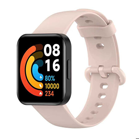 Xiaomi Redmi Watch 2 Lite Uyumlu Zore Klasik Kordon Pembe