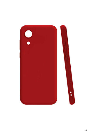Samsung Galaxy A03 Core Uyumlu Kılıf Zore Biye Silikon Kırmızı