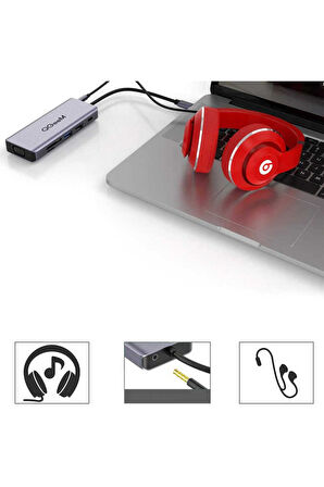 Qgeem QG-UH09 9 in 1 Usb Hub