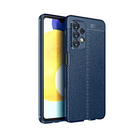 Samsung Galaxy A23 Uyumlu Kılıf Zore Niss Silikon Kapak Lacivert