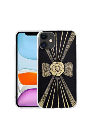 Apple iPhone 11 Uyumlu Kılıf Desenli Sert Zore Elnov Kapak NO3