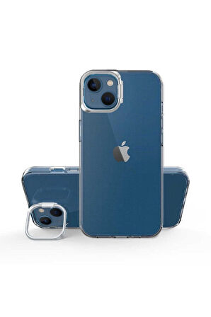 Apple iPhone 14 Uyumlu Kılıf Zore Skuba Kapak Gümüş