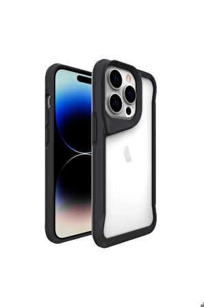 Apple iPhone 14 Pro Max Uyumlu Kılıf Zore T-Max Kapak Siyah