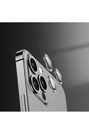 Apple iPhone 14 Uyumlu CL-07 Kamera Lens Koruyucu Rose Gold