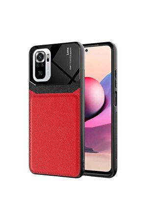 Xiaomi Poco M5S Uyumlu Kılıf Zore Emiks Kapak Kırmızı