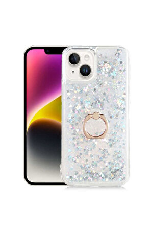 Apple iPhone 14 Uyumlu Kılıf Zore Milce Kapak Gümüş