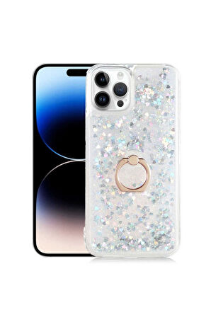 Apple iPhone 14 Pro Uyumlu Kılıf Zore Milce Kapak Gümüş