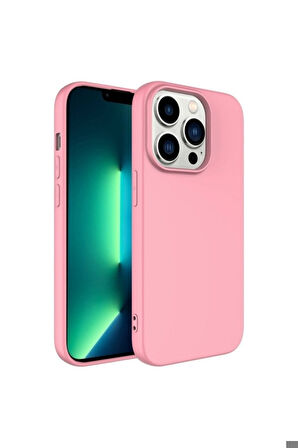 Apple iPhone 14 Pro Max Uyumlu Kılıf Zore LSR Lansman Kapak Pembe Açık