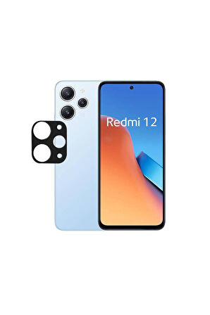 Xiaomi Redmi 12 Uyumlu Zore 3D Kamera Camı