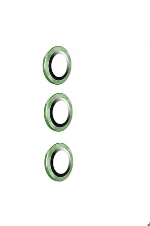 Samsung Galaxy S23 FE Uyumlu Zore Kamera Lens Koruyucu Cam Filmi Yeşil