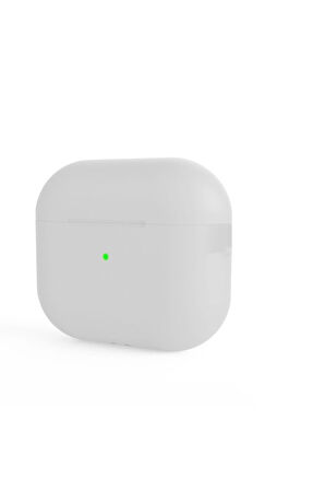 Apple Airpods Pro 2 Uyumlu Zore Standart Silikon Kılıf Beyaz