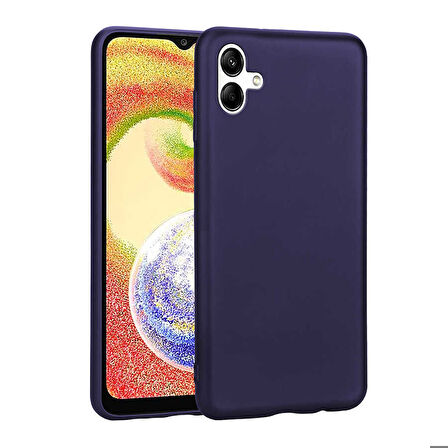 Samsung Galaxy A04 Uyumlu Kılıf Zore Premier Silikon Kapak Lacivert