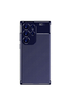 Samsung Galaxy S23 Ultra Uyumlu Kılıf Zore Negro Silikon Kapak Lacivert
