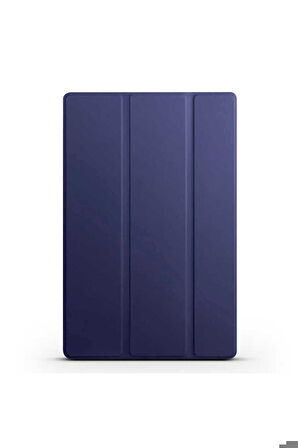 Huawei Honor Pad 8 Uyumlu Zore Smart Cover Standlı 1-1 Kılıf Lacivert