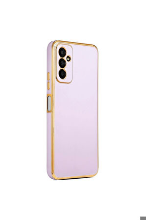 Samsung Galaxy M13 Uyumlu Kılıf Zore Bark Kapak Lila