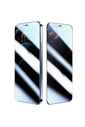 Apple iPhone 13 Uyumlu Zore Rika Premium Privacy Temperli Cam Ekran Koruyucu
