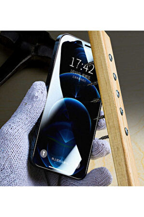 Apple iPhone 14 Uyumlu Zore Rika Premium Privacy Temperli Cam Ekran Koruyucu