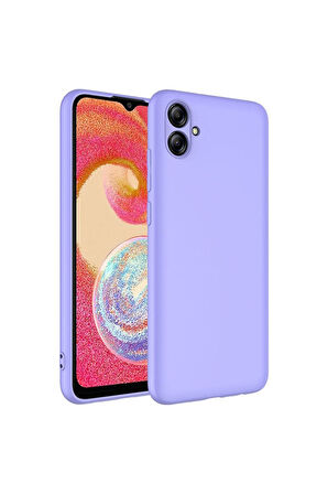 Samsung Galaxy A04E Uyumlu Kılıf Zore Mara Lansman Kapak Lila