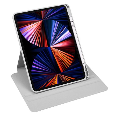 Apple iPad Air 10.9 2022 (5.Nesil) Uyumlu Kılıf Zore Termik Kalem Bölmeli Dönebilen Standlı Kılıf