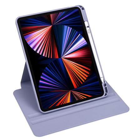 Apple iPad Pro 11 2021 (3.Nesil) Uyumlu Kılıf Zore Termik Kalem Bölmeli Dönebilen Standlı Kılıf