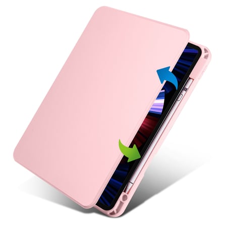 Apple iPad Pro 11 2018 Uyumlu Kılıf Zore Termik Kalem Bölmeli Dönebilen Standlı Kılıf