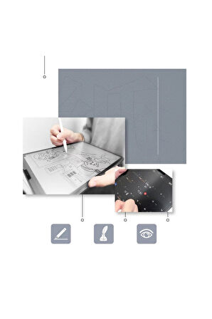 Apple iPad Pro 11 2018 Uyumlu Kağıt Hisli Mat Davin Paper Like Tablet Ekran Koruyucu
