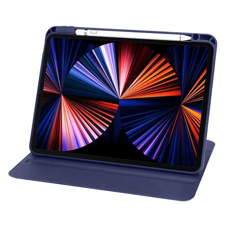 Apple iPad 10.2 (8.Nesil) Uyumlu Kılıf Zore Termik Kalem Bölmeli Dönebilen Standlı Kılıf