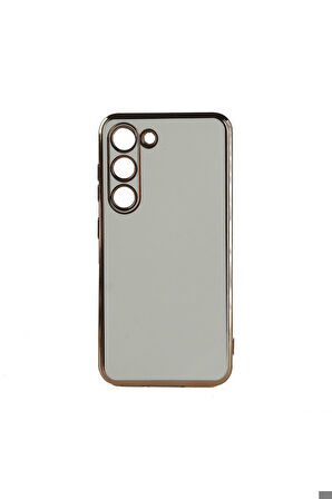 Samsung Galaxy S23 Plus Uyumlu Kılıf Zore Bark Kapak Beyaz