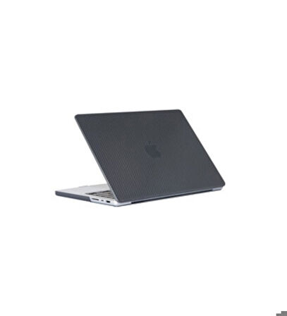 Apple Macbook Pro 14.2 2023 A2779 Uyumlu Zore MSoft Carbon Fiber Tasarımlı Kapak