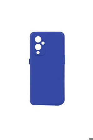 OnePlus 9 Uyumlu Kılıf Zore Biye Silikon Mavi