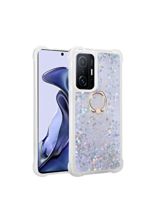 Xiaomi Mi 11T 5G Uyumlu Kılıf Zore Milce Kapak Gümüş