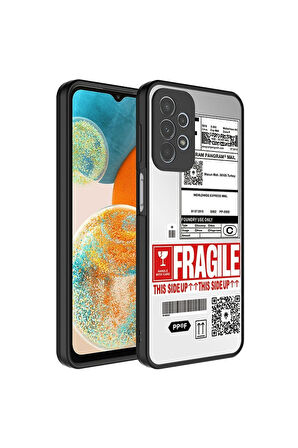 Samsung Galaxy A53 5G Uyumlu Kılıf Aynalı Desenli Kamera Korumalı Parlak Zore Mirror Kapak Fragile
