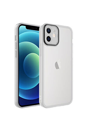 Apple iPhone 11 Uyumlu Kılıf Kamera Korumalı Transparan Zore Post Kapak Renksiz