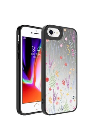 Apple iPhone SE 2020 Uyumlu Kılıf Aynalı Desenli Kamera Korumalı Parlak Zore Mirror Kapak