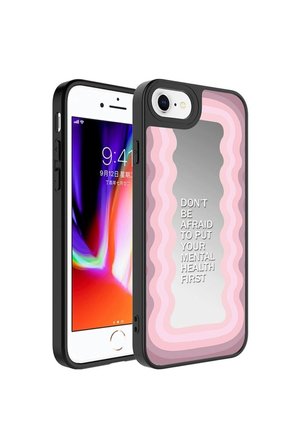 Apple iPhone SE 2020 Uyumlu Kılıf Aynalı Desenli Kamera Korumalı Parlak Zore Mirror Kapak
