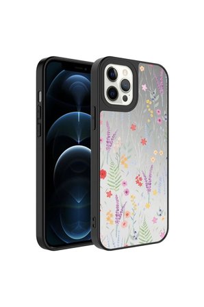 Apple iPhone 12 Pro Uyumlu Kılıf Aynalı Desenli Kamera Korumalı Parlak Zore Mirror Kapak