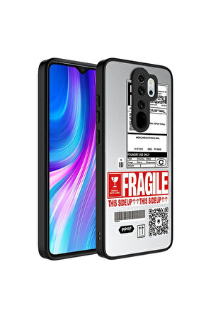 Xiaomi Redmi Note 8 Pro Uyumlu Kılıf Aynalı Desenli Kamera Korumalı Parlak Zore Mirror Kapak Fragile