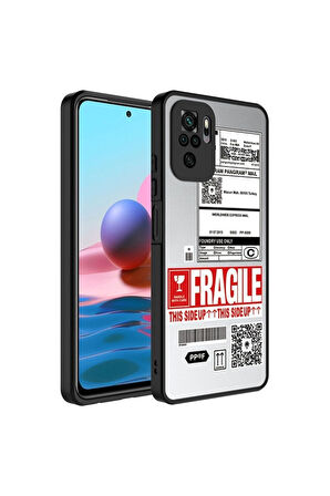 Xiaomi Redmi Note 10 Uyumlu Kılıf Aynalı Desenli Kamera Korumalı Parlak Zore Mirror Kapak Fragile