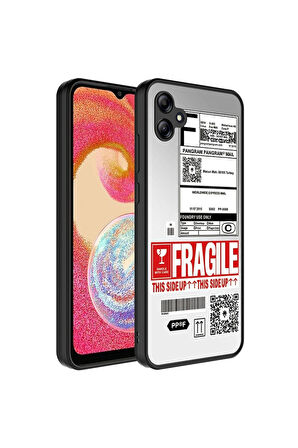 Samsung Galaxy A04E Uyumlu Kılıf Aynalı Desenli Kamera Korumalı Parlak Zore Mirror Kapak Fragile