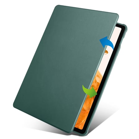 Samsung Galaxy Tab S7 FE LTE (T737-T736-T733-T730) Uyumlu Kılıf Zore Termik Kalem Bölmeli Dönebilen Standlı Kılıf