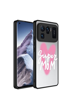 Xiaomi Mi 11 Ultra Uyumlu Kılıf Aynalı Desenli Kamera Korumalı Parlak Zore Mirror Kapak Süper Anne