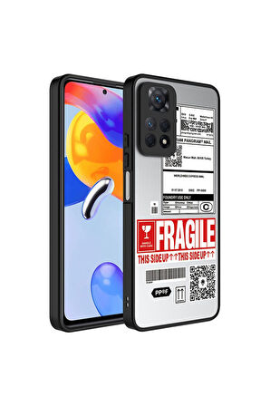 Xiaomi Redmi Note 12 Pro 4G Uyumlu Kılıf Aynalı Desenli Kamera Korumalı Parlak Zore Mirror Kapak Fragile